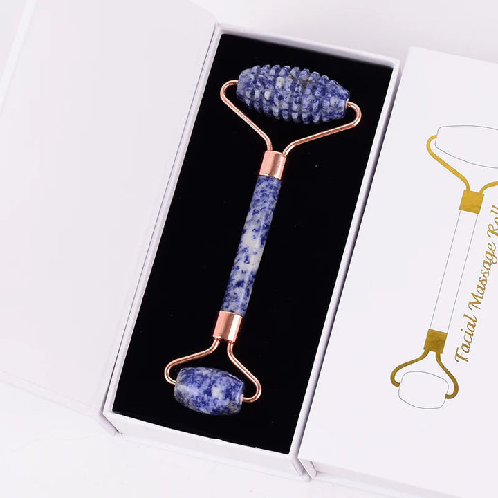 Gua Sha Massage Set aus Naturstein
