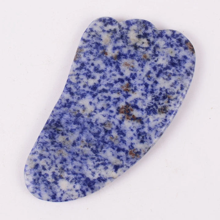 Gua Sha Massage Set aus Naturstein