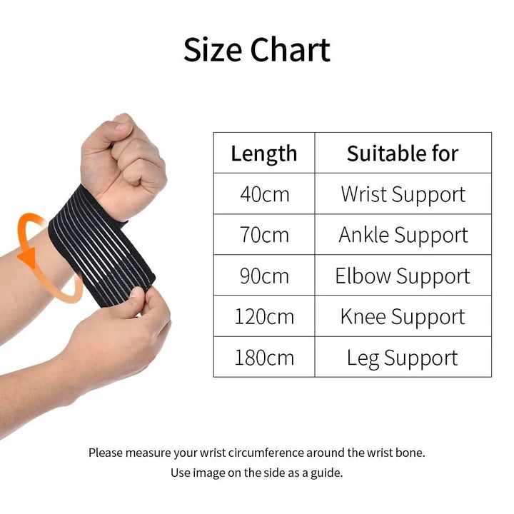 Handgelenk Bandage für Sport 40-180 cm